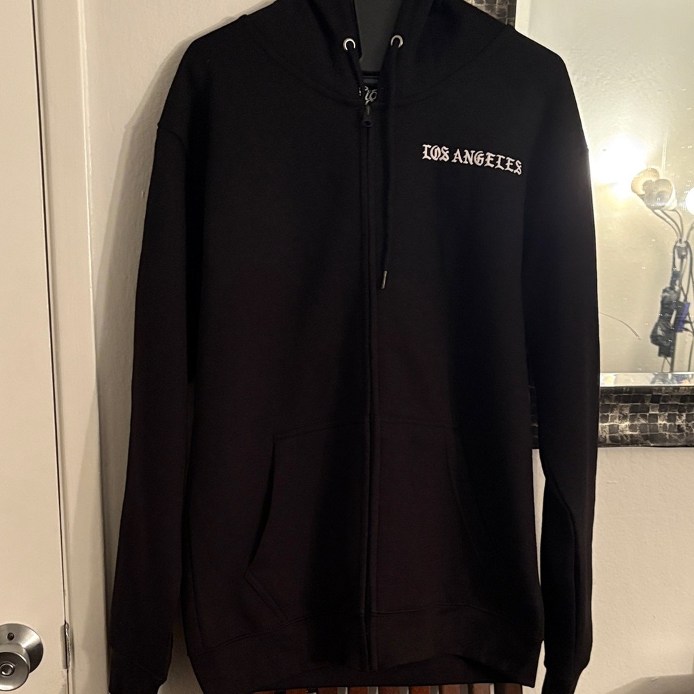 Eighty Eight Black Zip-Up Sweater